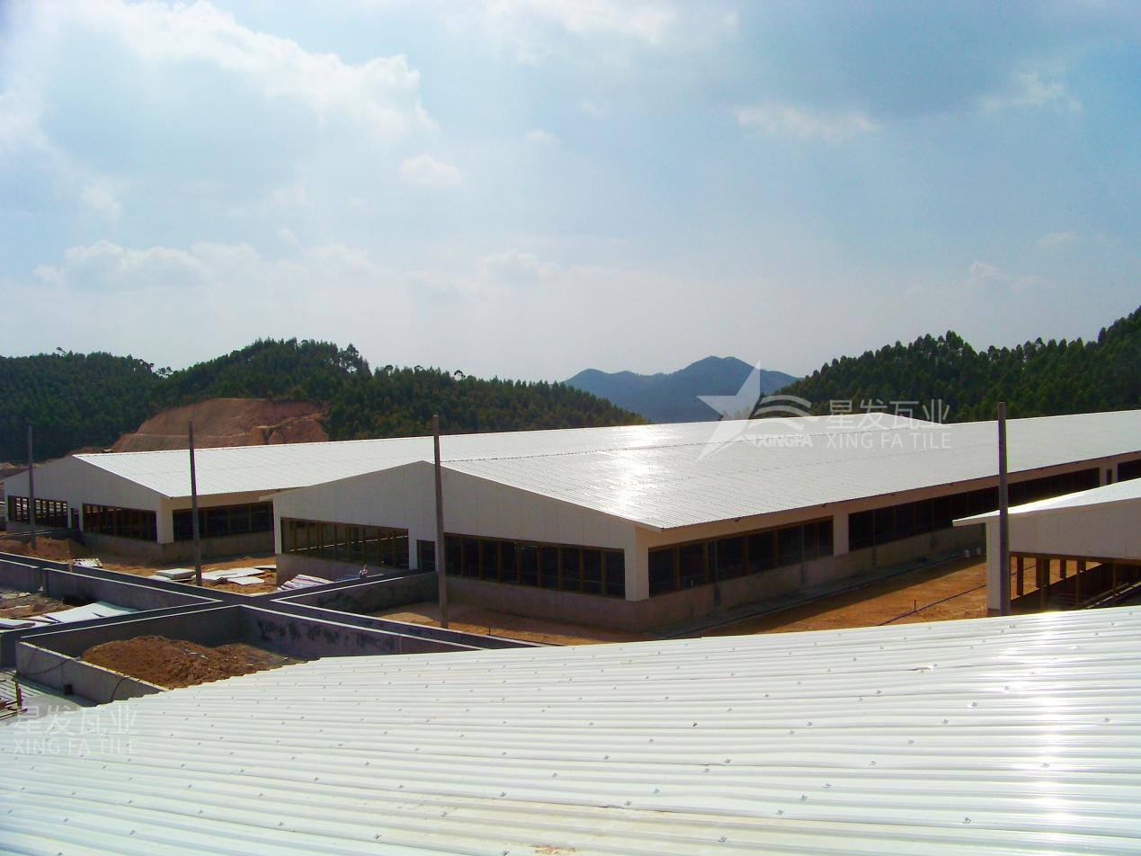 合成樹(shù)脂瓦施工安裝用什么材料搭建架子，鋼結構搭建樹(shù)脂瓦